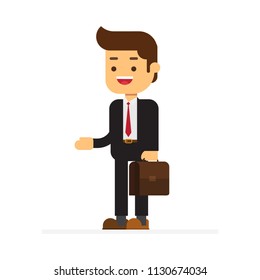 Business man shaking hands