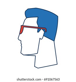 business man side view office worker manager