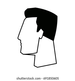 business man side view office worker manager