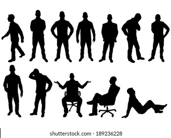 1,202,245 Man Silhouette Stock Vectors, Images & Vector Art | Shutterstock