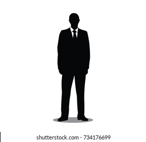 business man silhouette illustration design