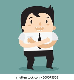 Business man Smile with Beautiful Teeth
