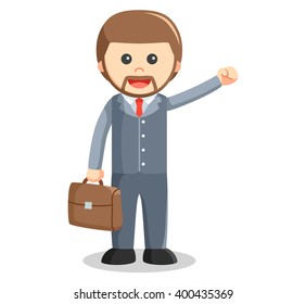 Business man success