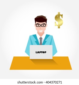 business man success