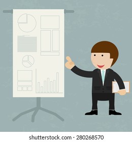 business man with successful brief