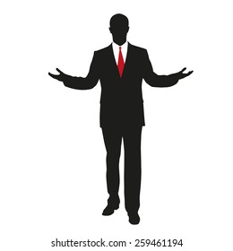 Business man in suit