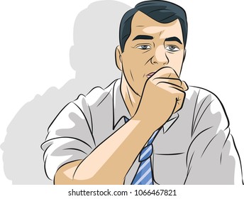 business man thinking