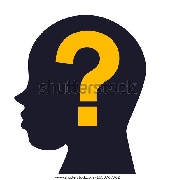 Business Man Thinking Question Mark Thinking Stock Vector (Royalty Free ...