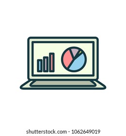 Business Man Tie Vector Icon