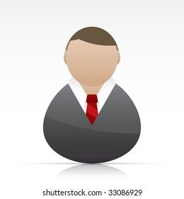 Business man. Vector in Adobe Illustrator EPS for multiple applications.