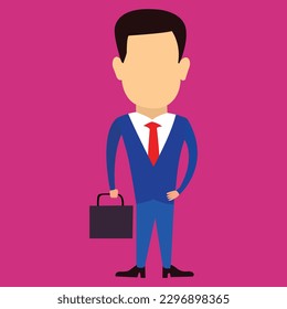 Trabajo de vectores de hombres de negocios.