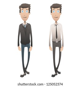 Business man. Vector design