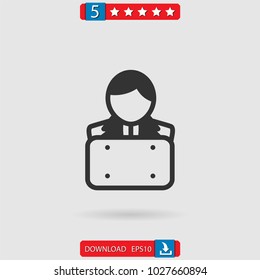 business man vector icon