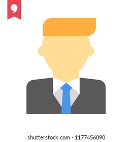 Business man vector icon