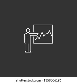 Business man. vector icon