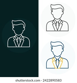 Business Man Vector illustration Icon Design