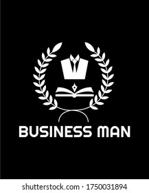 BUSINESS MAN OF VECTOR LOGO