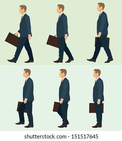 Business Man Walking