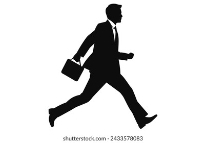 Business Man Walking, man walking with a briefcase
