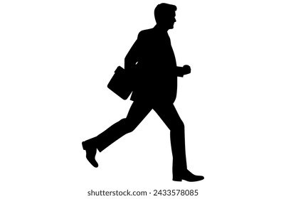 Business Man Walking, man walking with a briefcase
