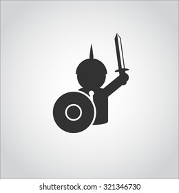business man  war logo icon