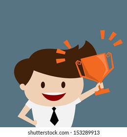 Business man - The winner