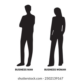 Business Man And Woman icons