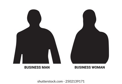 Business Man And Woman icons