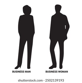 Business Man And Woman icons