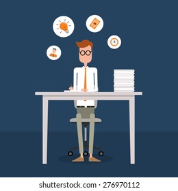 business man working concept