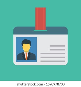 Business Management Flat icons for badge &  pass