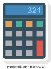 Business Management Flat icons for  calculate &  mathematics