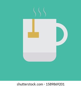 Business Management Flat icons for coffee  & cup 