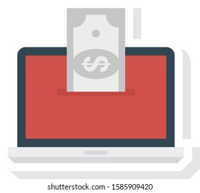 Business Management Flat icons for computer &  online