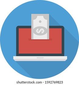 Business Management Flat icons for computer &  online