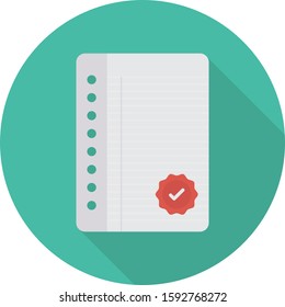 Business Management Flat icons for document  & sheet 