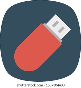 Business Management Flat icons for flash &  drive 
