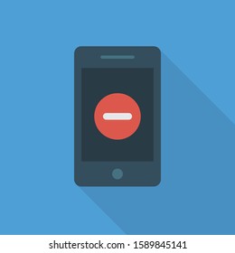 Business Management Flat icons for hide & mobile