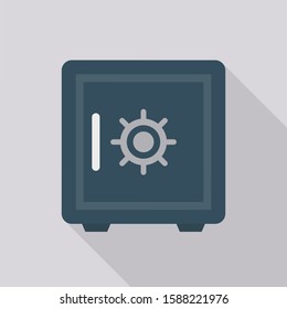 Business Management Flat icons for locker  & protection