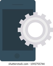 Business Management Flat icons for phone  & setting 