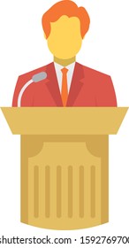 Business Management Flat icons for presentation  & employee 