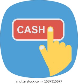 Business Management Flat icons for press & pay