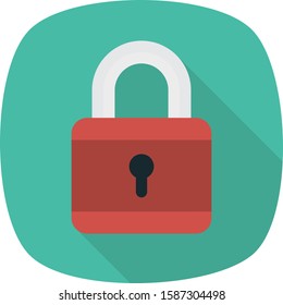 Business Management Flat icons for secure  & protection 