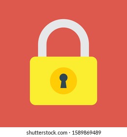 Business Management Flat icons for secure  & protection 