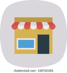Business Management Flat icons for  shop  & online