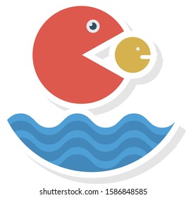 Business Management Flat icons for smiley & face