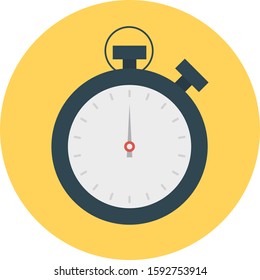 Business Management Flat icons for timer & clock 