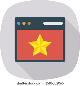 Business Management Flat icons for web page  & broswer 