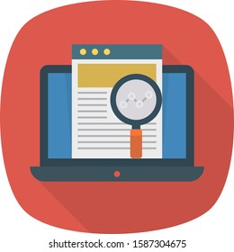 Business Management Flat icons for web page & search 