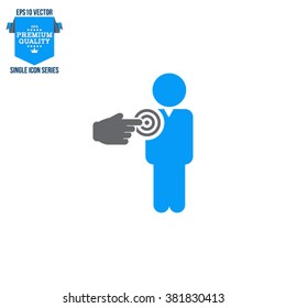 Business, Management, Human Resource Single Icon